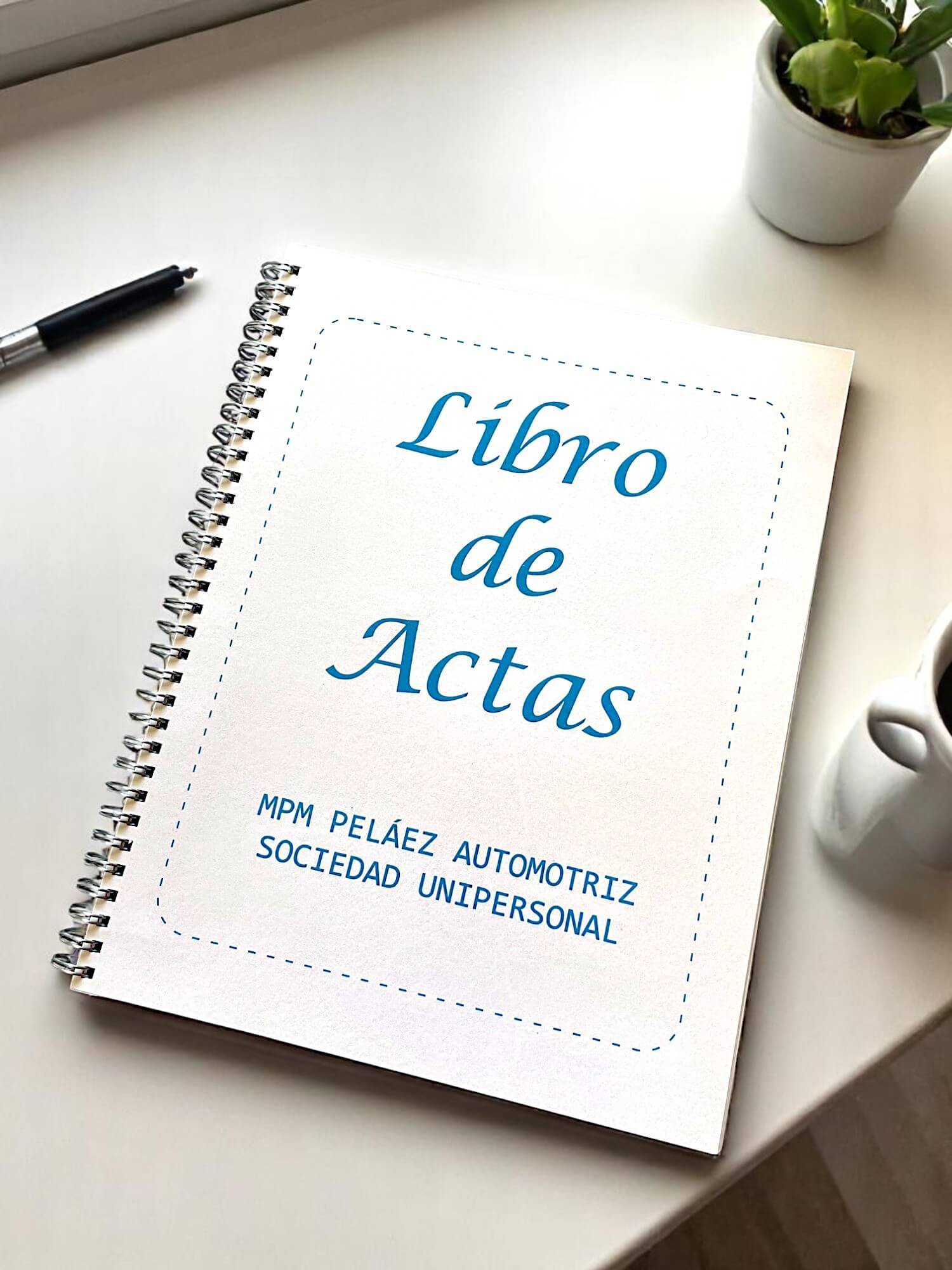 Libro de Actas de Mercamati. diseñado y producido por Fabrikios