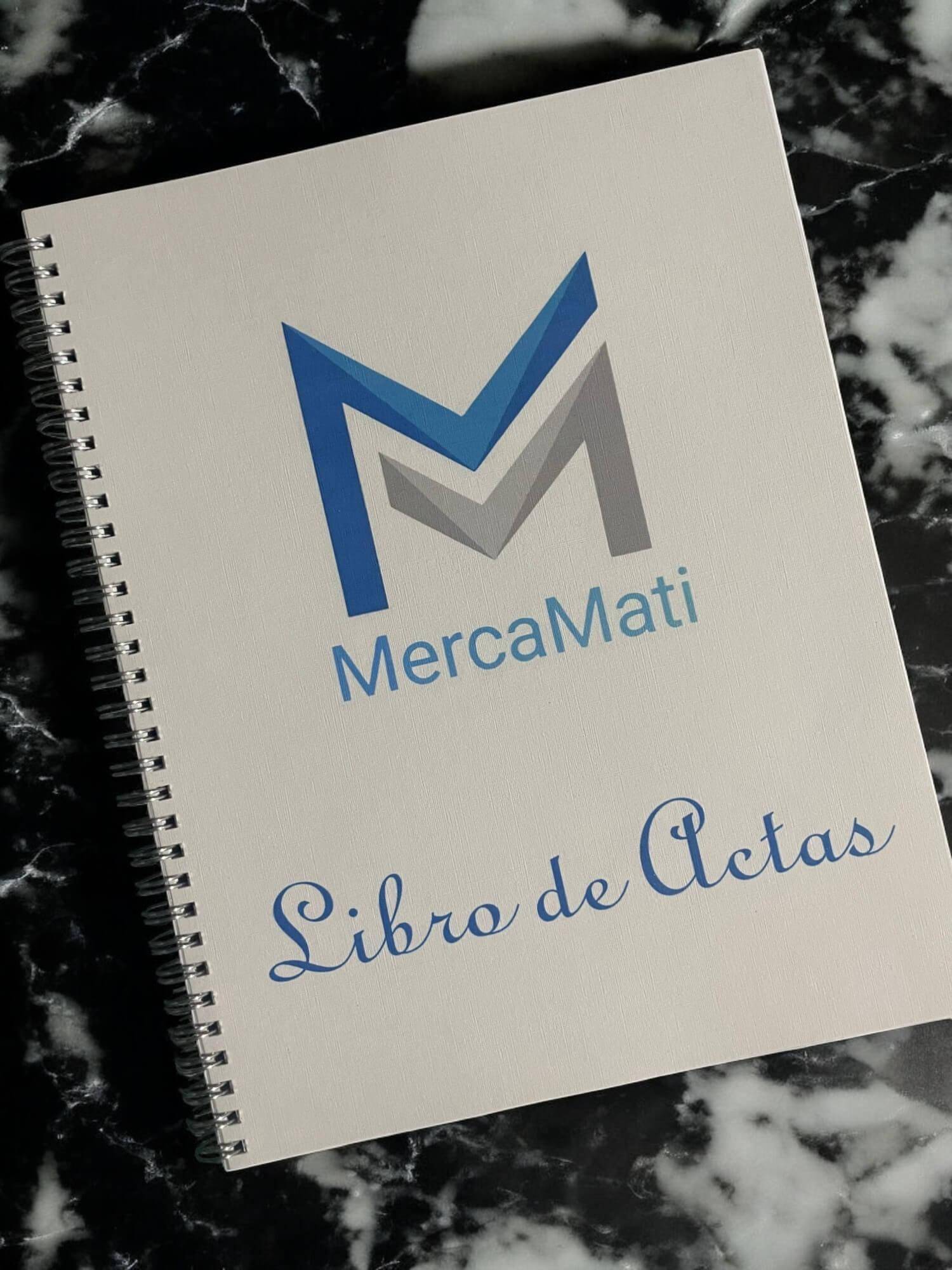 Libro de Actas de Mercamati. diseñado y producido por Fabrikios