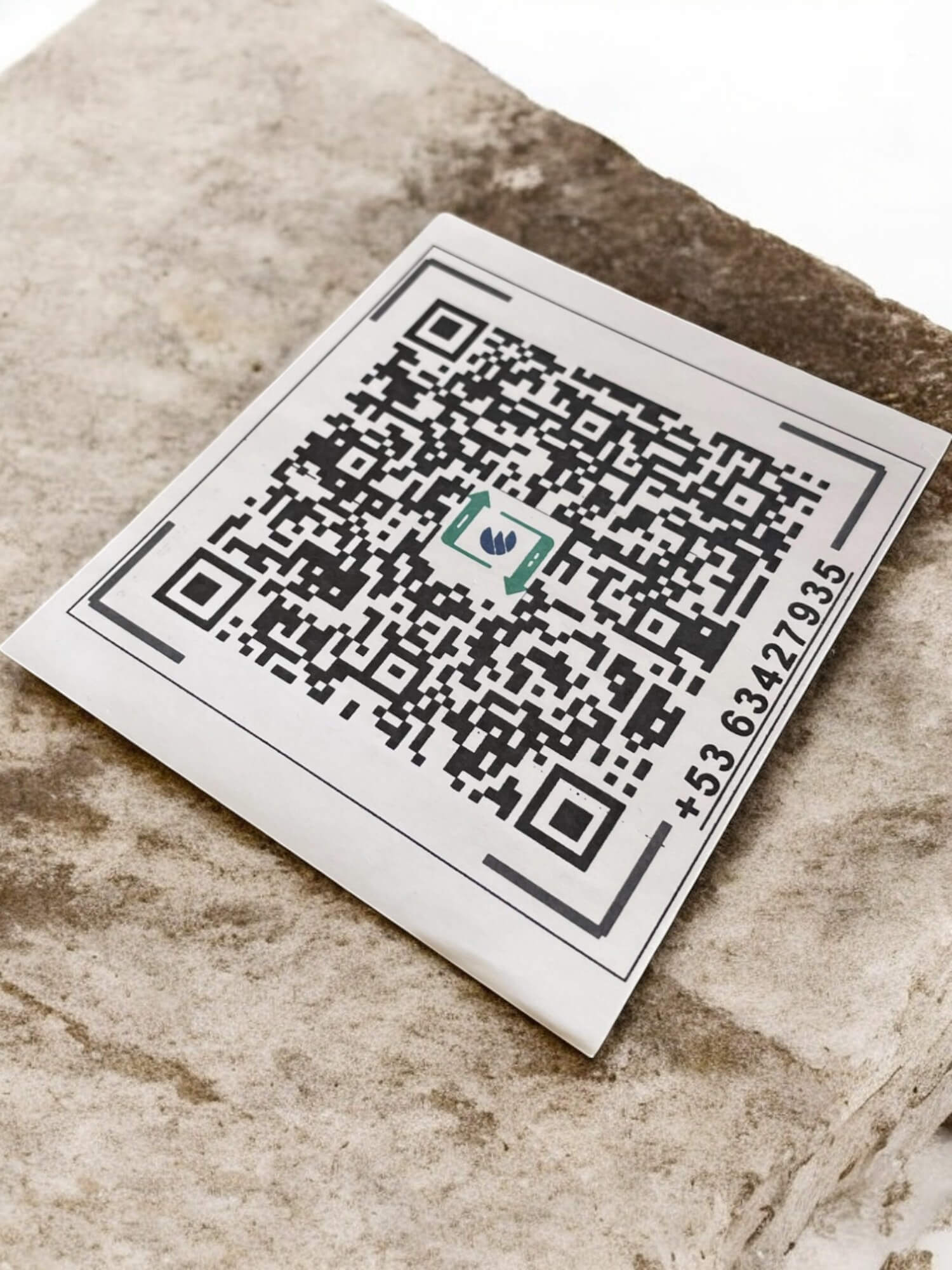 Etiqueta QR para pago por transfermovil