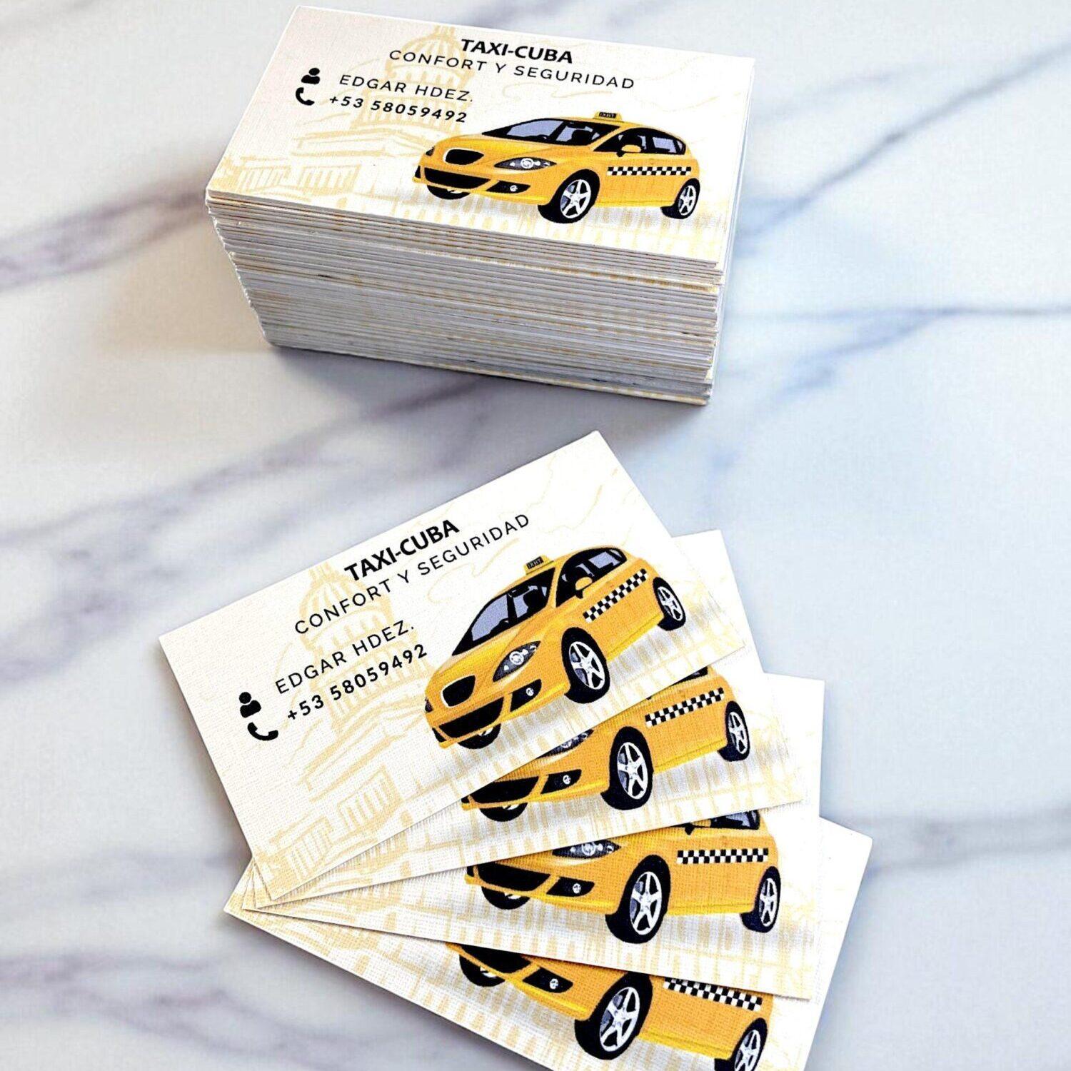 Tarjeta de taxista