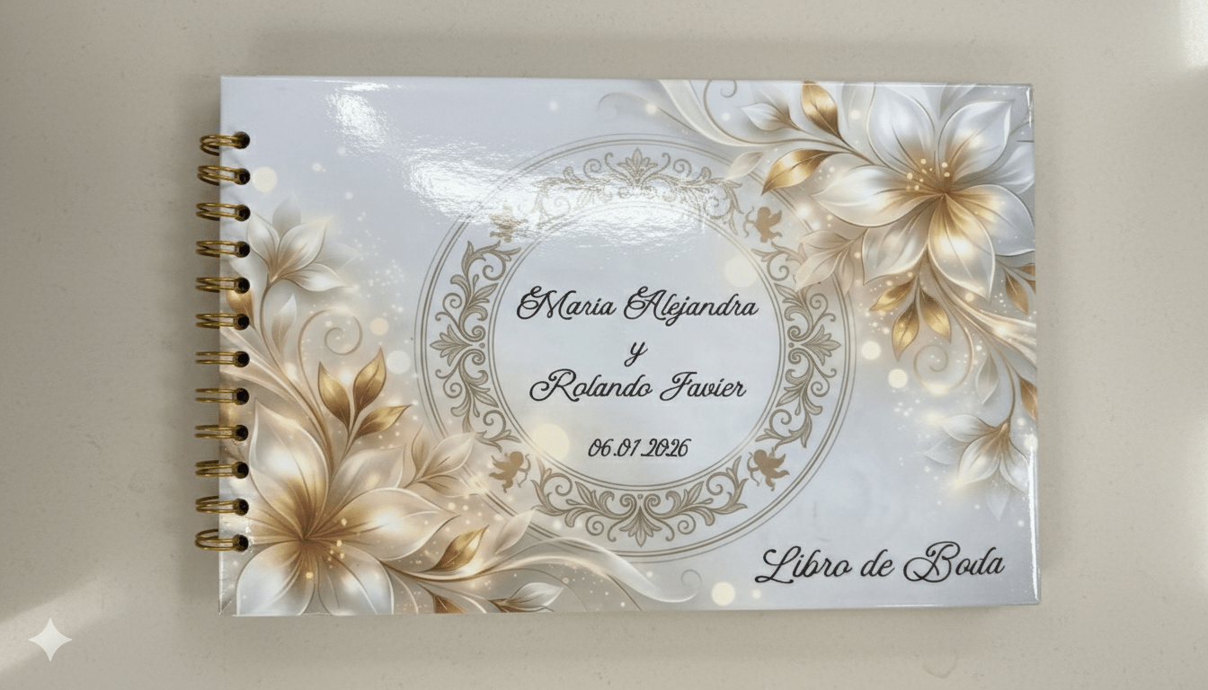 Libro diseñado y producido para firma de Bodas