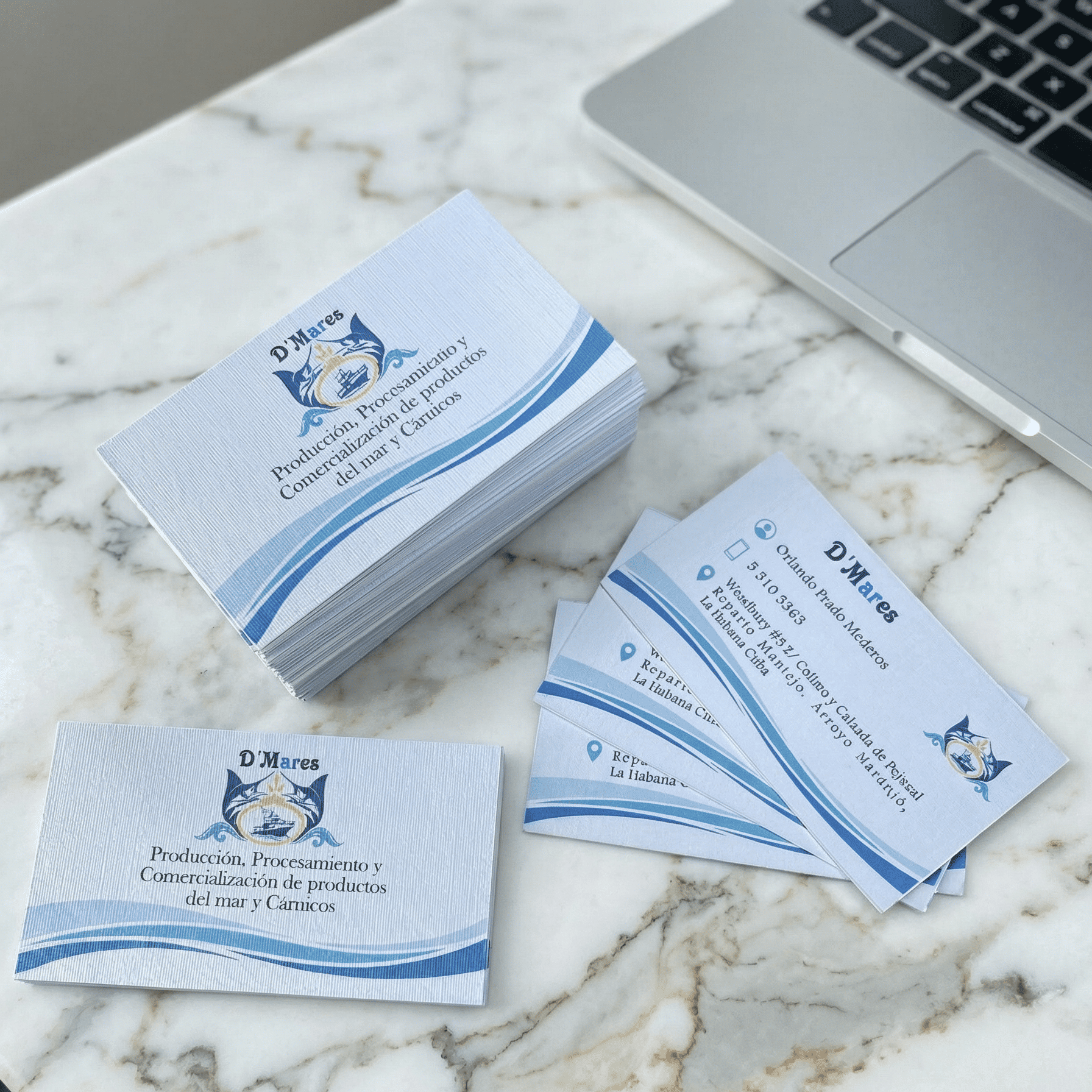 Tarjetas de presentación de D´Mares